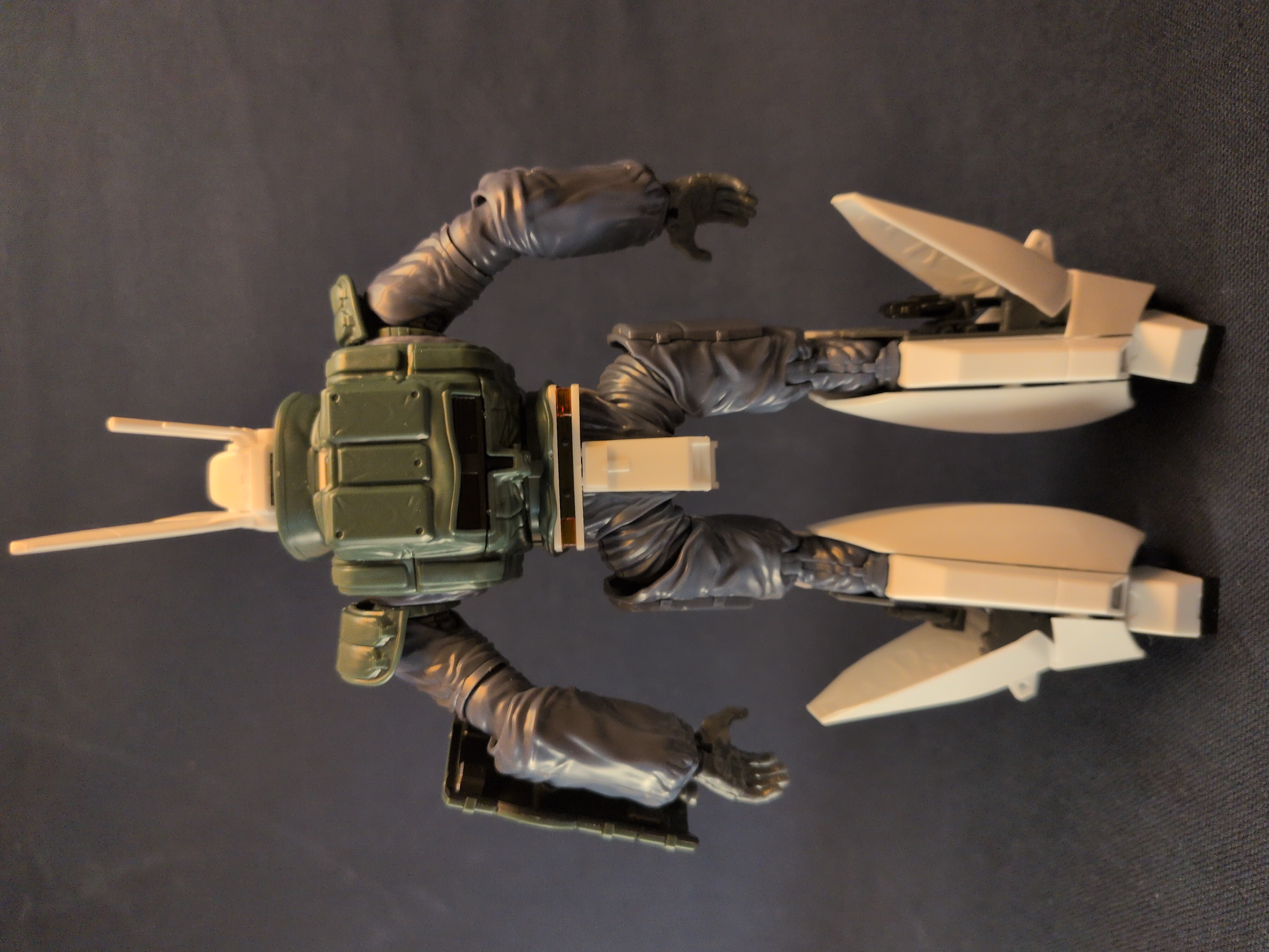 patlabor's back, calf holster and ammo pouch open